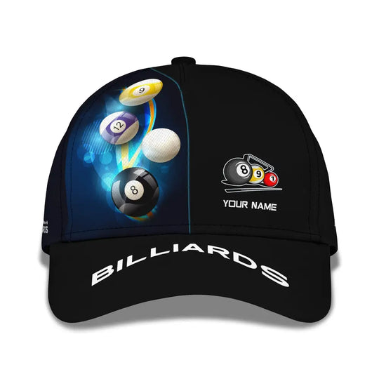 Unisex Cap, Personalized Billiards Classic Cap, Billiards Hat, Gift for Billiards Lovers style option 4