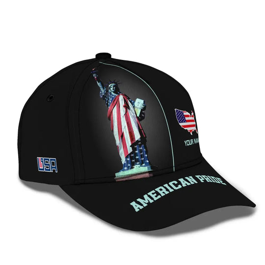 Unisex Classic Cap, American Pride Classic Cap, Independence Day, Statue of Liberty Apparel style option 3