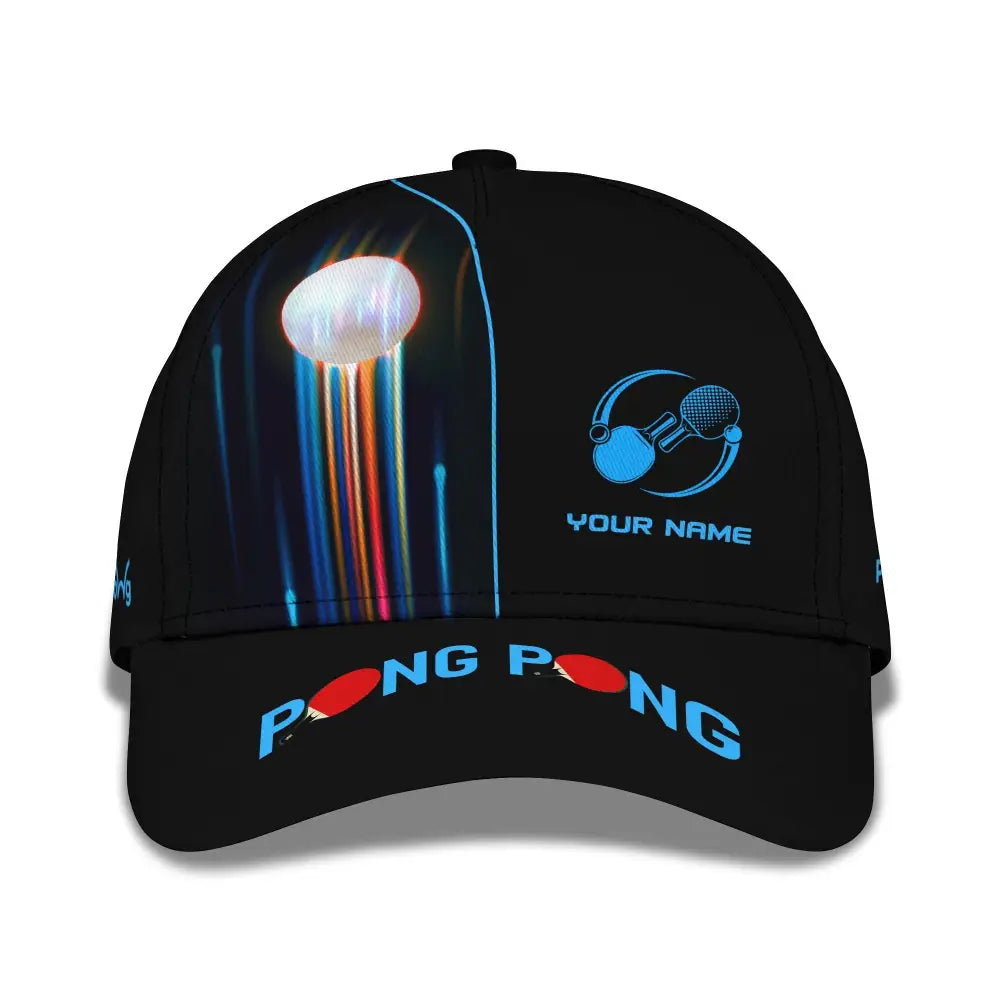 Unisex Classic Cap Ping Pong Table Tennis Club Clothing T-Shirt