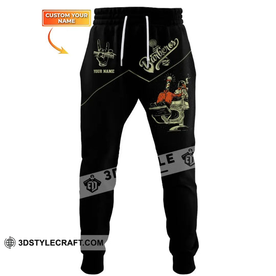 Unisex Clothing, Barber Jogger, Barber Sportwear, Jogger Pant For Men and Women style option 1
