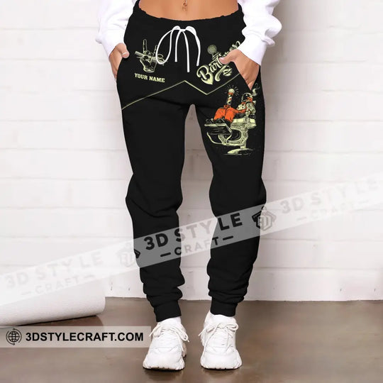 Unisex Clothing, Barber Jogger, Barber Sportwear, Jogger Pant For Men and Women style option 4
