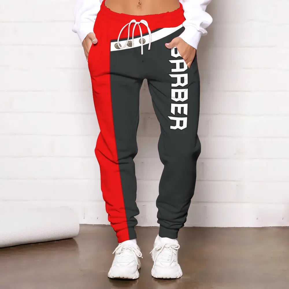 Unisex Clothing Barber Jogger Sportwear Pant For Men And Women Pants