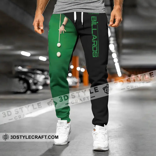 Unisex Clothing, Custom Billiard Jogger, Billiard Jogger Pants, Gift for Billiard Lovers style option 2