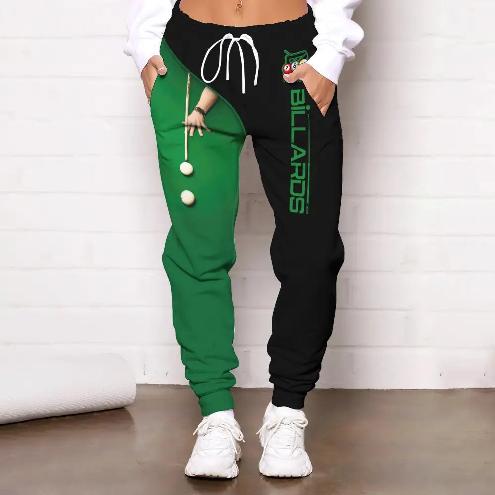 Unisex Clothing Custom Billiard Jogger Pants Gift For Lovers