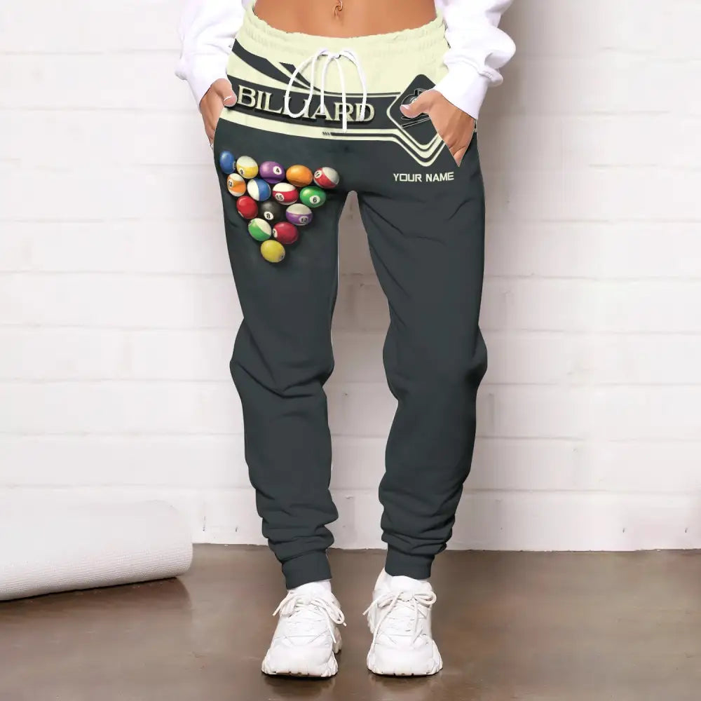 Unisex Clothing Custom Billiards Jogger Pants Gift For Lovers