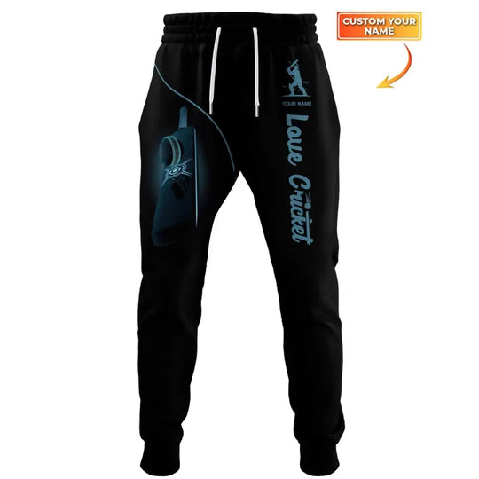 Unisex Clothing, Custom Cricket Jogger, Cricket Jogger Pants, Gift for Cricket Lovers style option 1