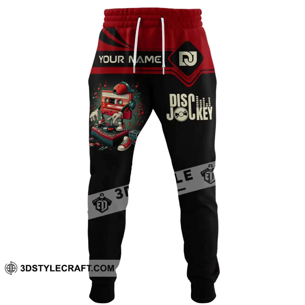 Unisex Clothing Custom Disc Jockey Jogger Pants Gift For Dj S