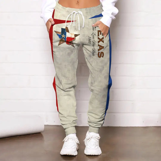 Unisex Clothing, Texas Jogger, Texas Jogger Pants, Texas Cities Jogger, Texas Home Apparel style option 4