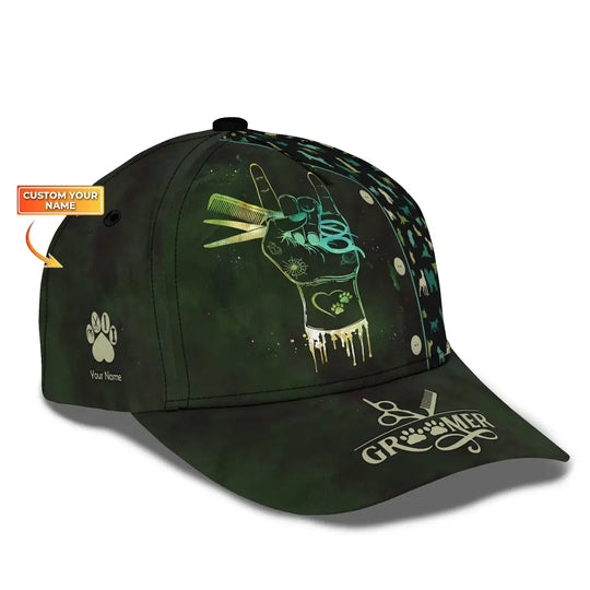 Unisex Groomer Classic Cap, Groomer Hat, Pet Groomer Gift style option 1