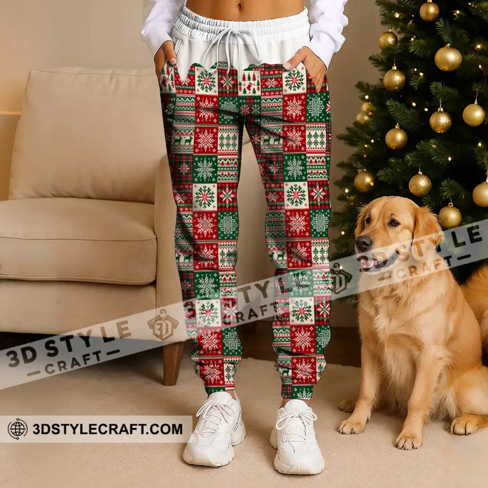 Unisex Pants - Christmas Vibes Pants - S - Pants