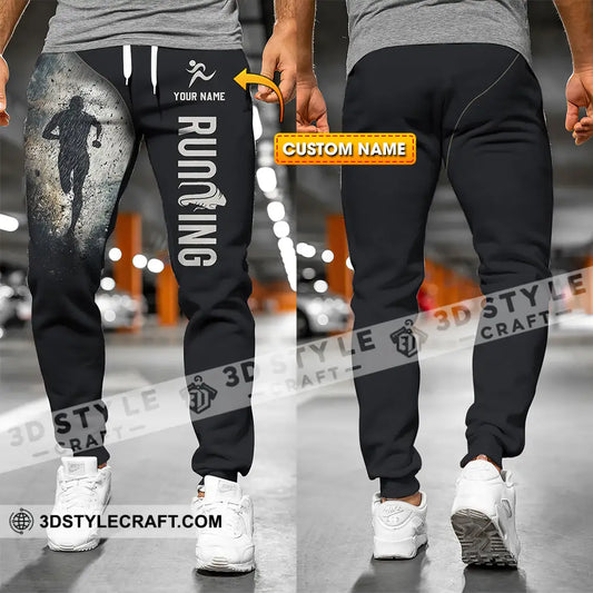 Unisex Pants - Custom Text Pants Marathon Running Lover Sport Pants S Pants