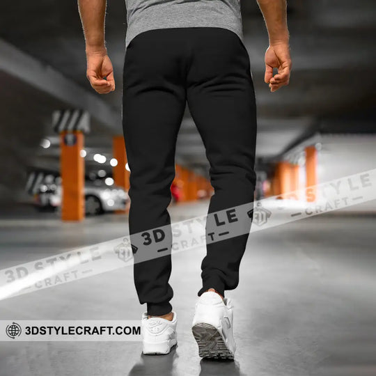 Unisex Pants - Custom Text Pants, Strong Men, Boxing Lover Sport Pants style option 2