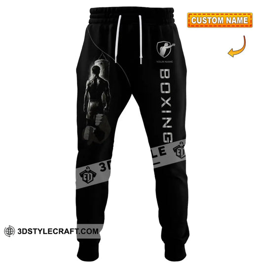 Unisex Pants - Custom Text Pants Strong Men Boxing Lover Sport Pants S Pants