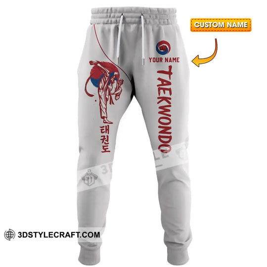 Unisex Pants - Custom Text Pants, Taekwondo Pants style option 1