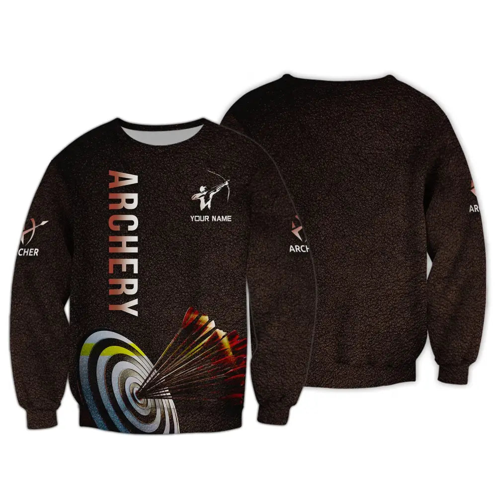 Unisex Shirt Archery T-Shirt Polo Gifts For Lovers Long Sleeve / S