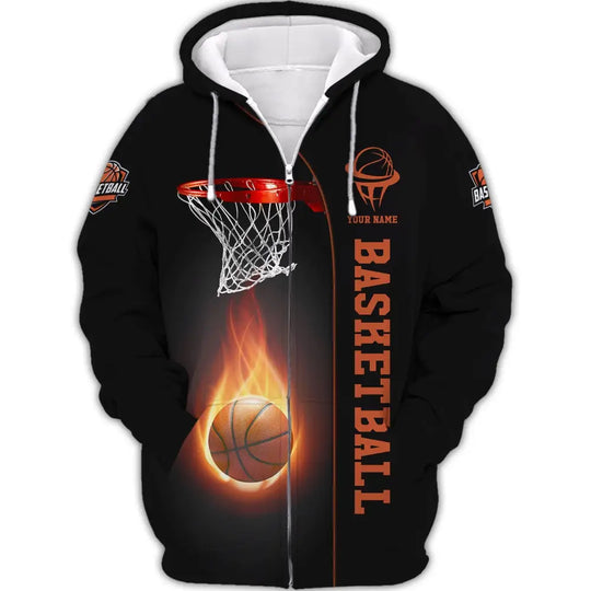 Unisex Shirt, Basketball Shirt, Custom Name T-Shirt, Basketball Polo, Gift for Basketball Player style option 2