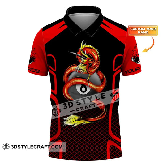 Unisex Shirt, Billiards Custom Polo Shirt, Billiards T-shirt, Billiards Shirt, Shirt For Billiards Lovers style option 2