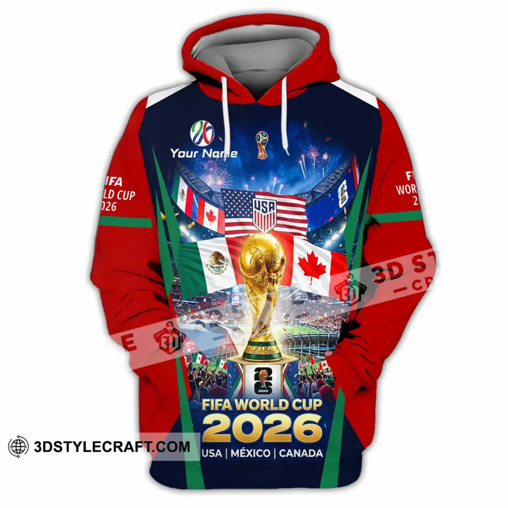 Unisex Shirt - Custom World Cup 2026 3D Shirt Hoodie / S T-shirt