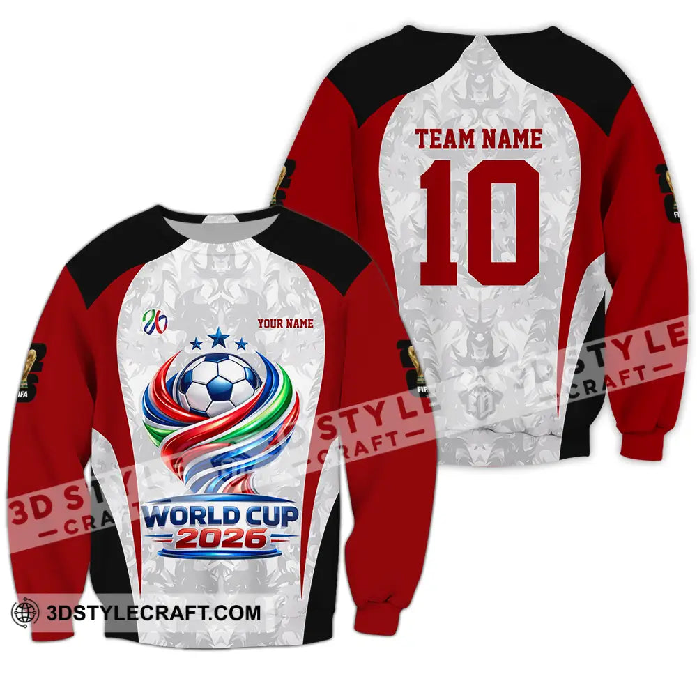 Unisex Shirt - Custom World Cup 2026 3D Shirt Long Sleeve / S T-shirt
