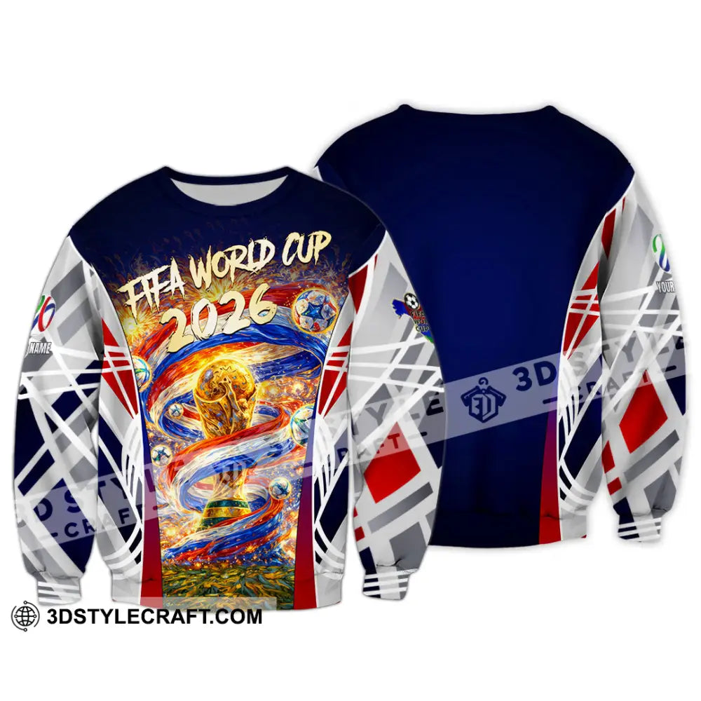 Unisex Shirt - Custom World Cup 2026 3D Shirt Long Sleeve / S T-shirt