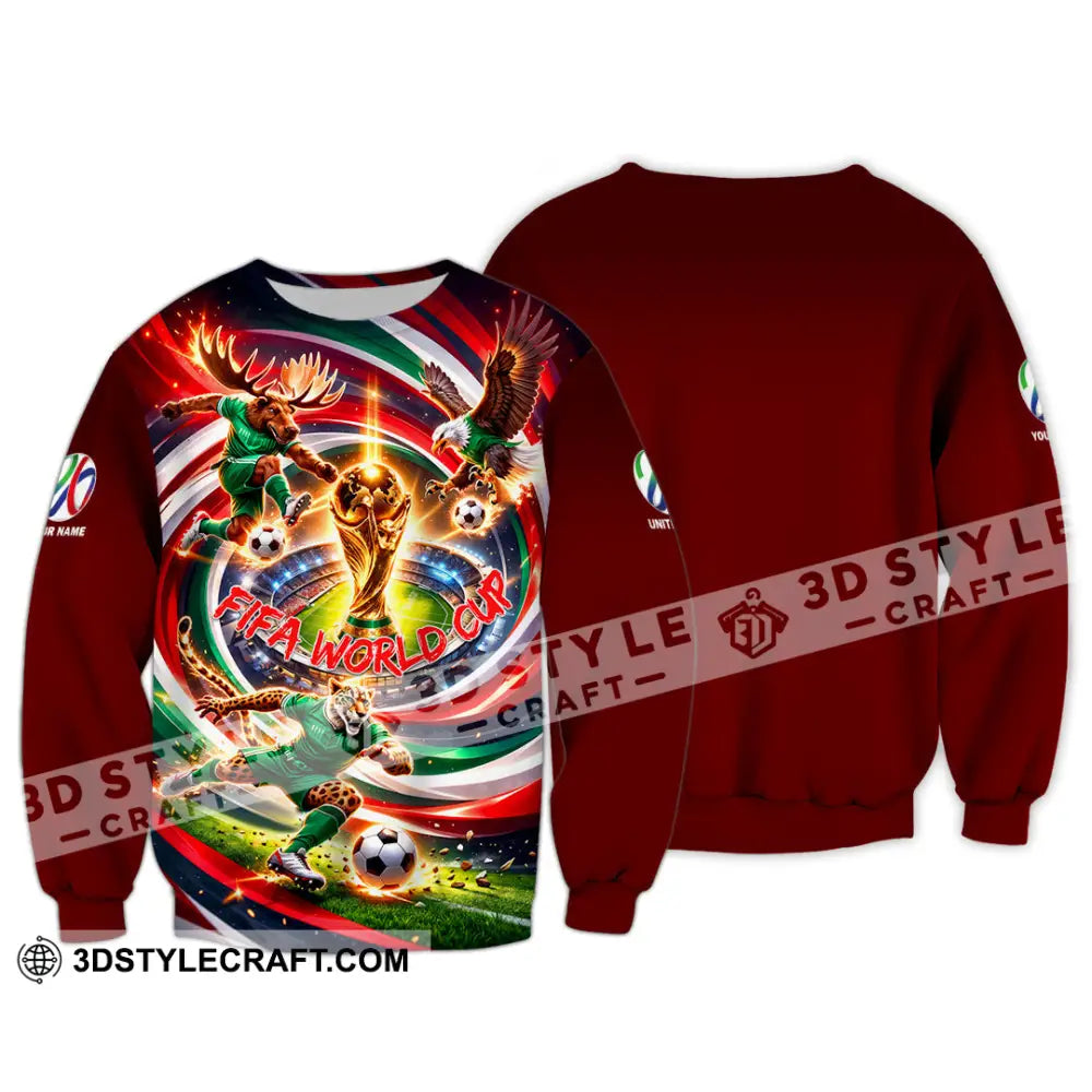Unisex Shirt - Custom World Cup 2026 3D Shirt Long Sleeve / S T-shirt