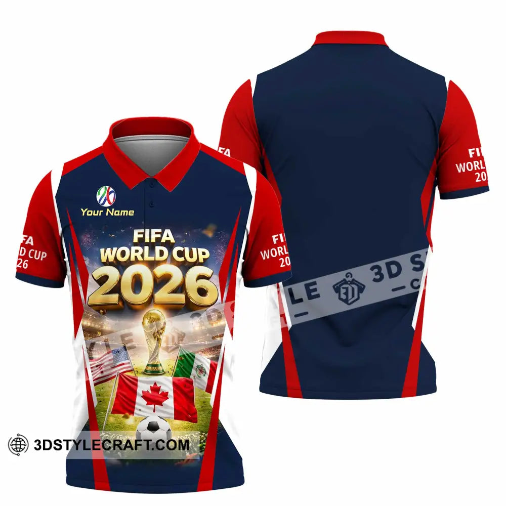 Unisex Shirt - Custom World Cup 2026 3D Shirt Polo Shirt / S T-shirt