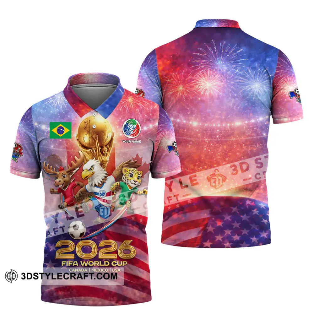 Unisex Shirt - Custom World Cup 2026 3D Shirt Polo Shirt / S T-shirt