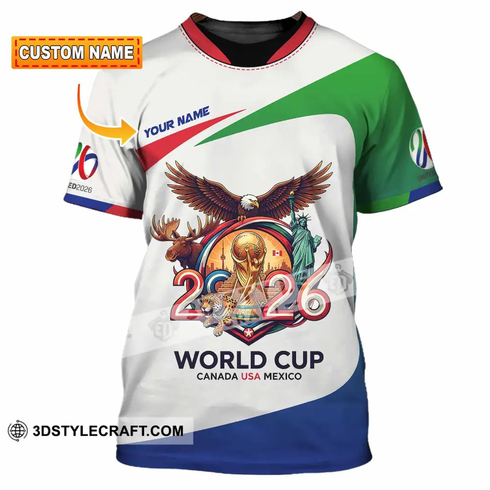 Unisex Shirt - Custom Fifa World Cup 2026 3D Shirt T-shirt