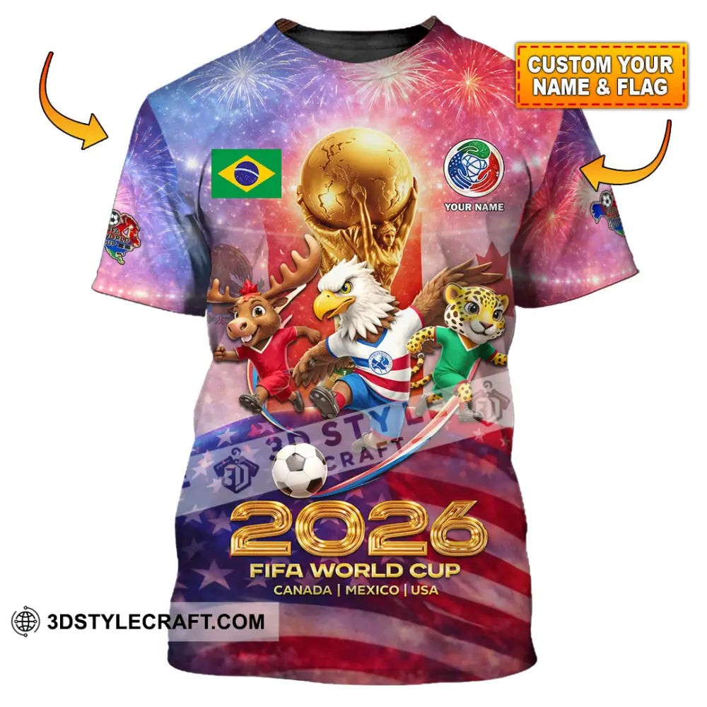 Unisex Shirt - Custom World Cup 2026 3D Shirt T-shirt