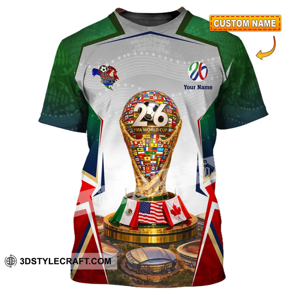 Unisex Shirt - Custom World Cup 2026 3D Shirt - T-shirt
