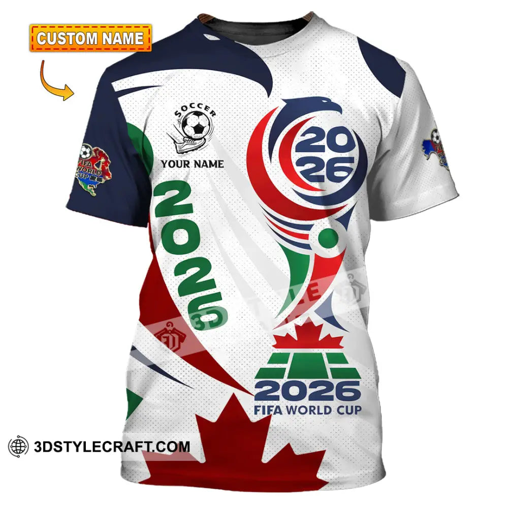 Unisex Shirt - Custom World Cup 2026 3D Shirt T-shirt