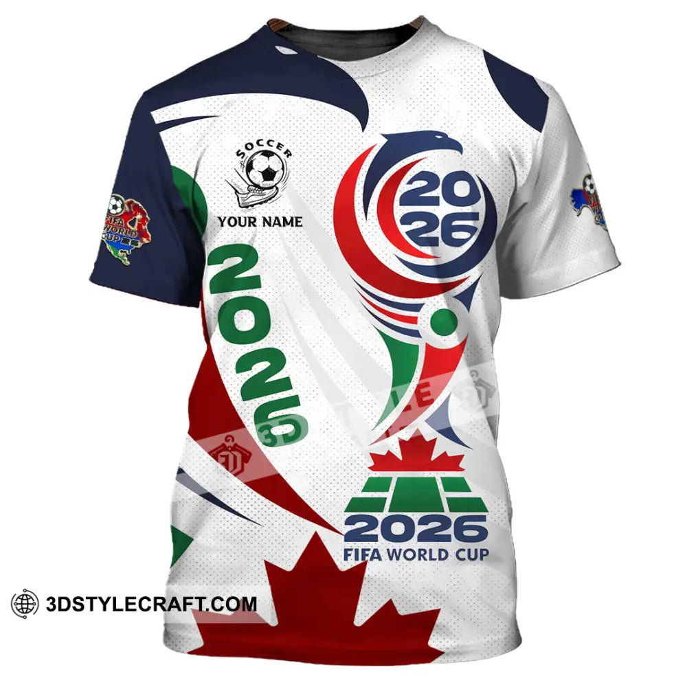 Unisex Shirt - Custom World Cup 2026 3D Shirt T-Shirt / S T-shirt