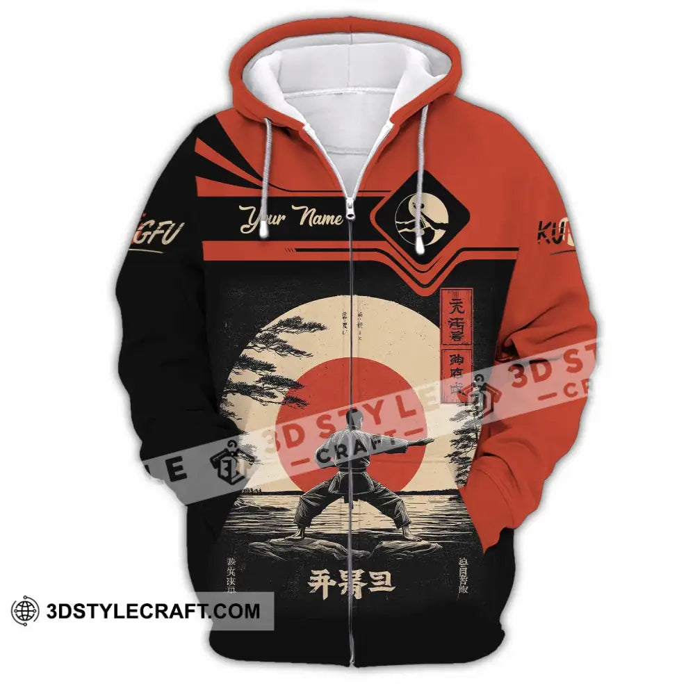 Unisex Shirt - Custom Aikido 3D Shirt Zipper Hoodie / S T-shirt