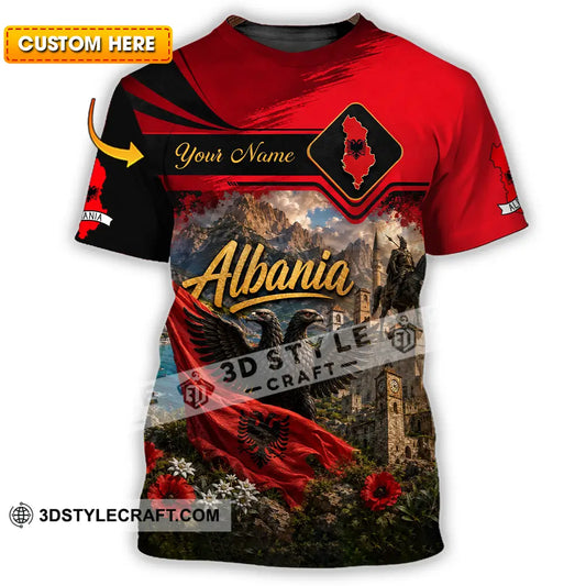 Unisex Shirt - Custom Albania Shirt - T-shirt