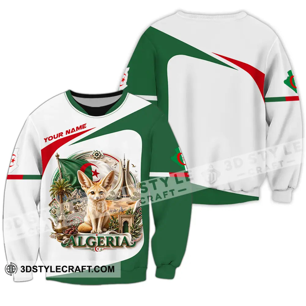 Unisex Shirt - Custom Algeria Shirt - Long Sleeve / S - T-shirt