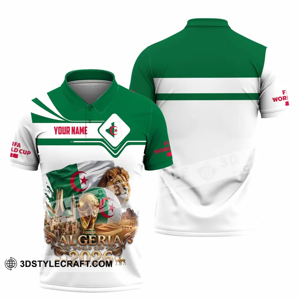 Unisex Shirt - Custom Algeria World Cup 2026 Shirt - Polo Shirt / S - T-shirt