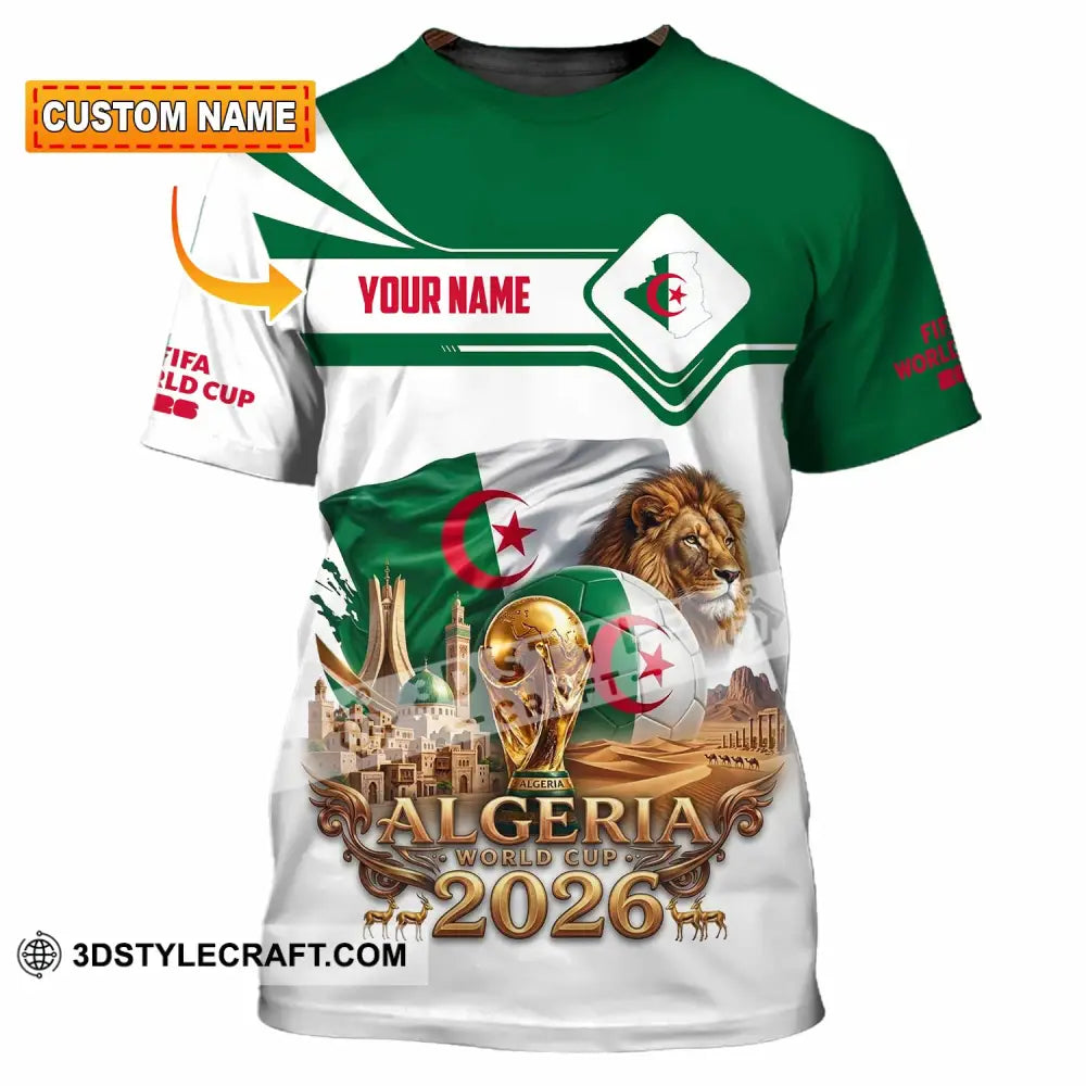 Unisex Shirt - Custom Algeria World Cup 2026 Shirt - T-shirt