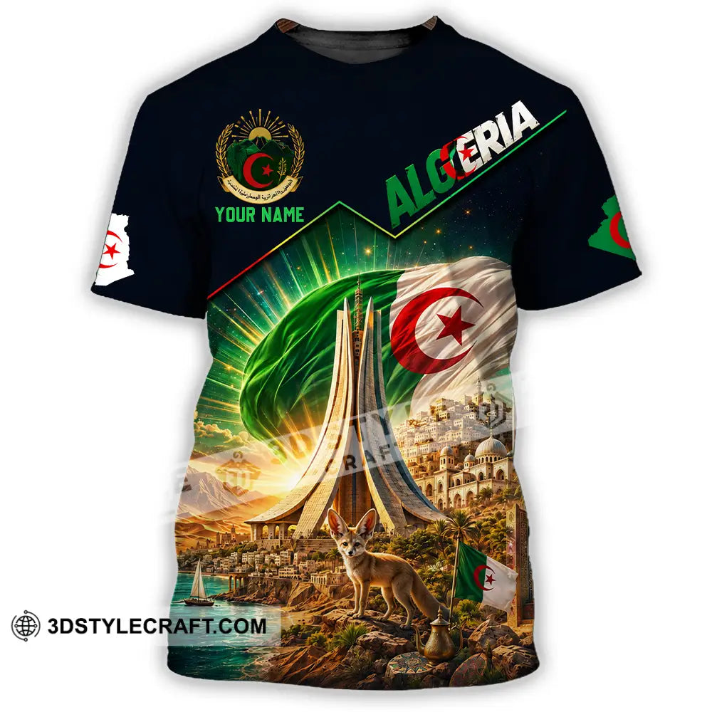 Unisex Shirt - Custom Algeria Shirt - T-Shirt / S - T-shirt