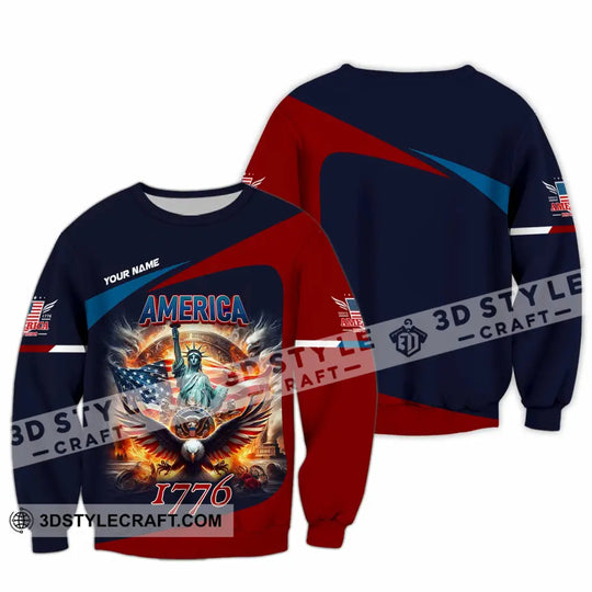 Unisex Shirt - Custom America 1776 Shirt style option 4