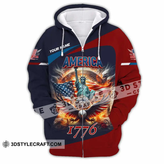 Unisex Shirt - Custom America 1776 Shirt style option 2