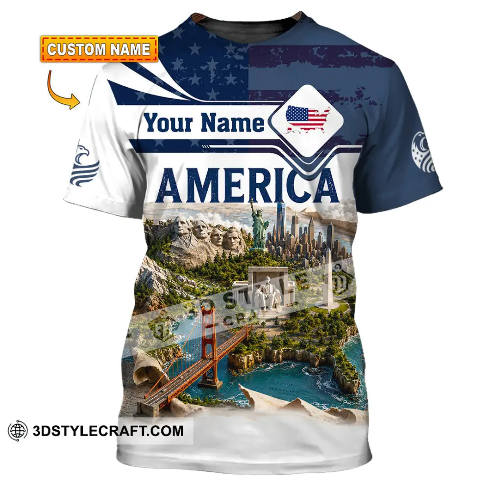 Unisex Shirt - Custom America Shirt - T-shirt