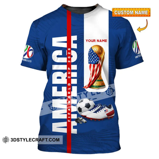 Unisex Shirt - Custom America World Cup 2026 3D Shirt style option 1