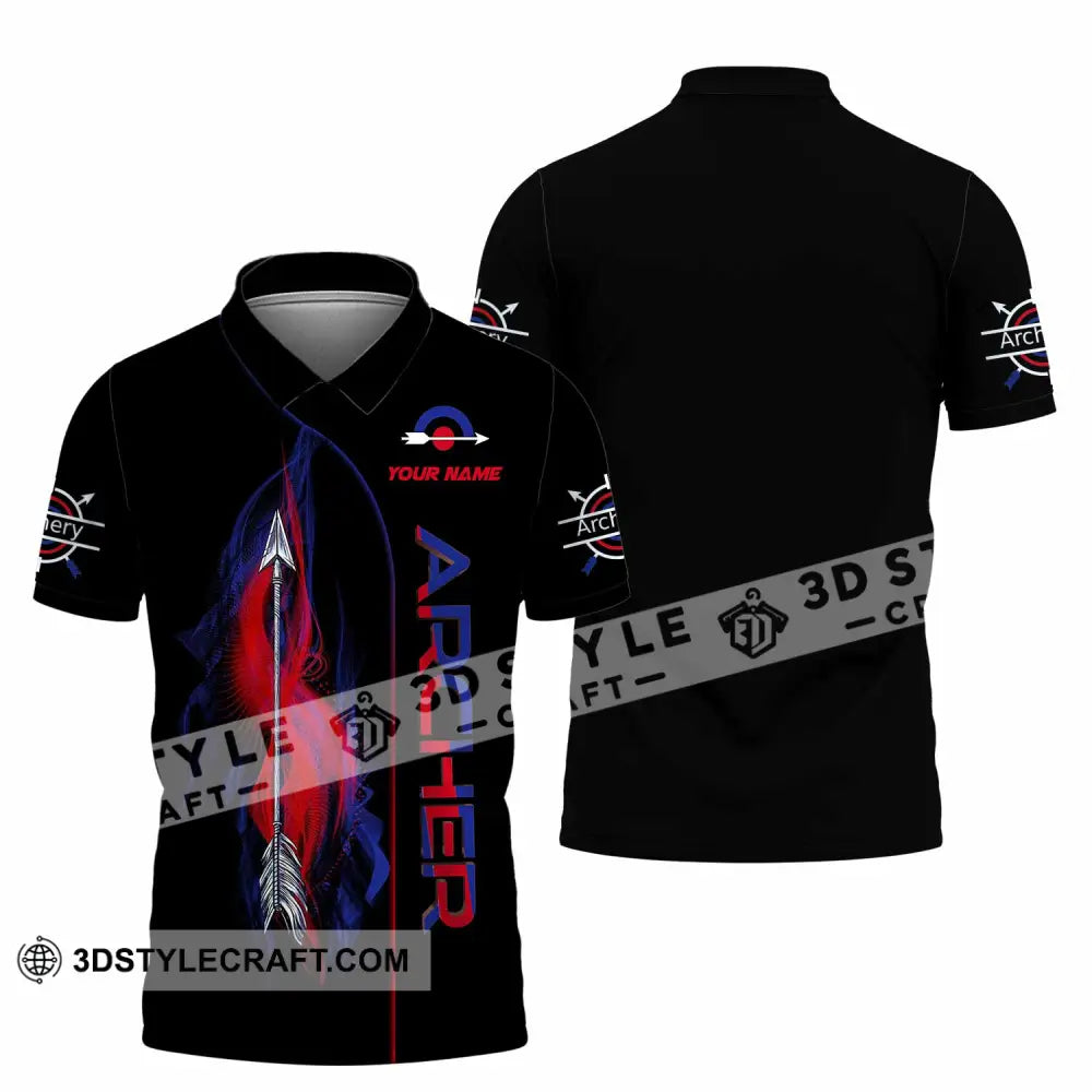 Unisex Shirt - Custom Archer 3D Shirt Polo Shirt / S T-shirt