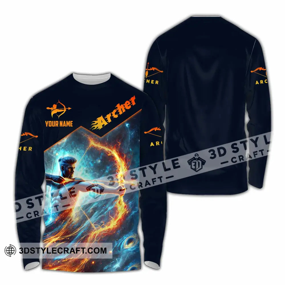 Unisex Shirt - Custom Archer Sport Shirt Long Sleeve Shirt / S T-shirt