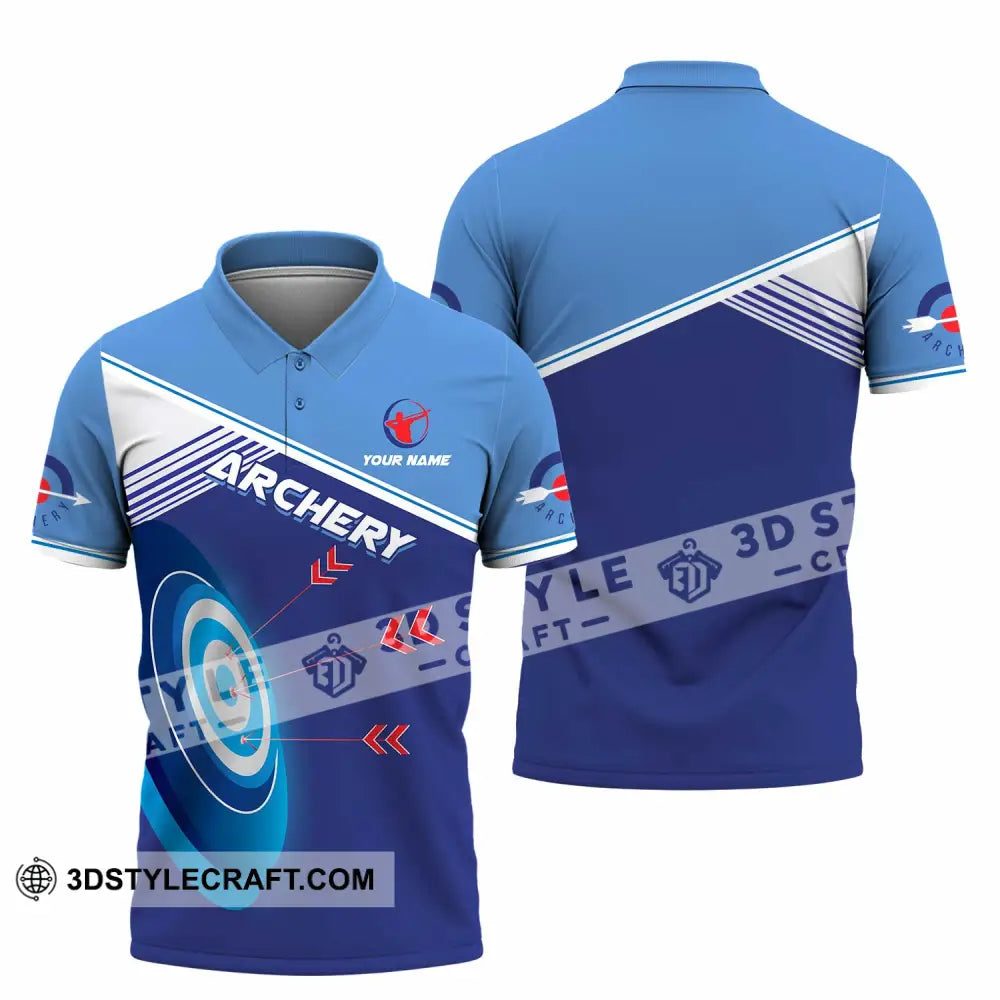 Unisex Shirt - Custom Archery 3D Shirt Polo Shirt / S T-shirt