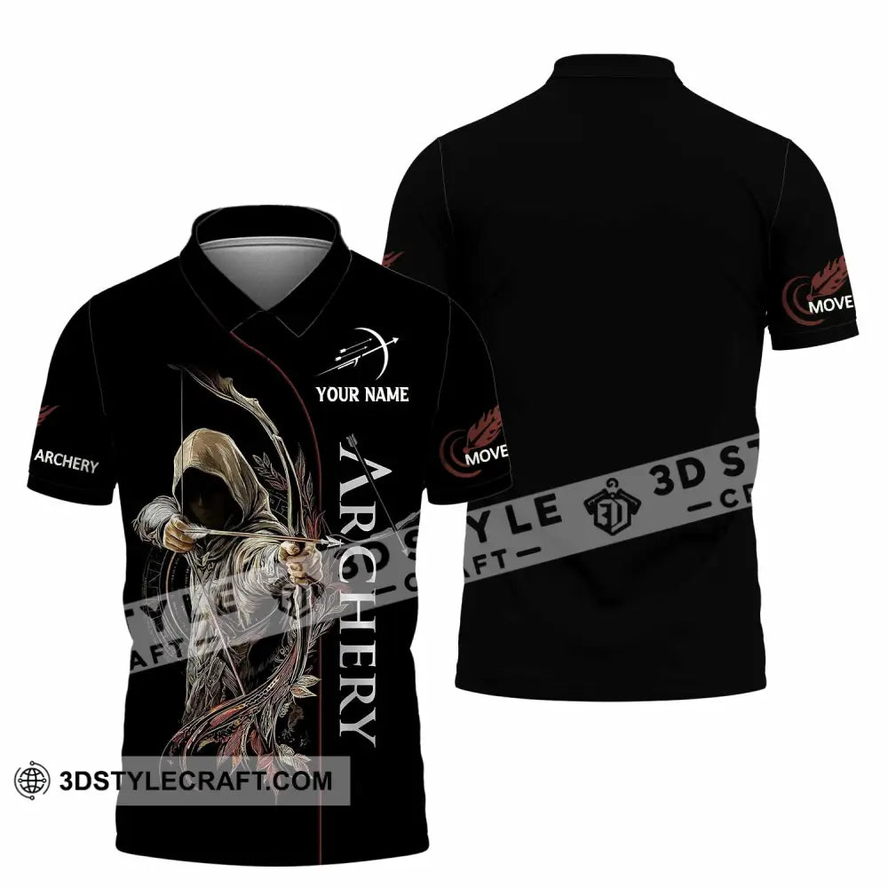 Unisex Shirt - Custom Archery 3D Shirt Polo Shirt / S T-shirt