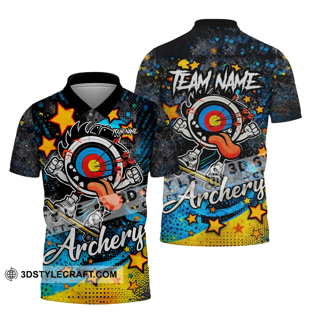 Unisex Shirt - Custom Archery 3D Shirt Polo Shirt / S T-shirt