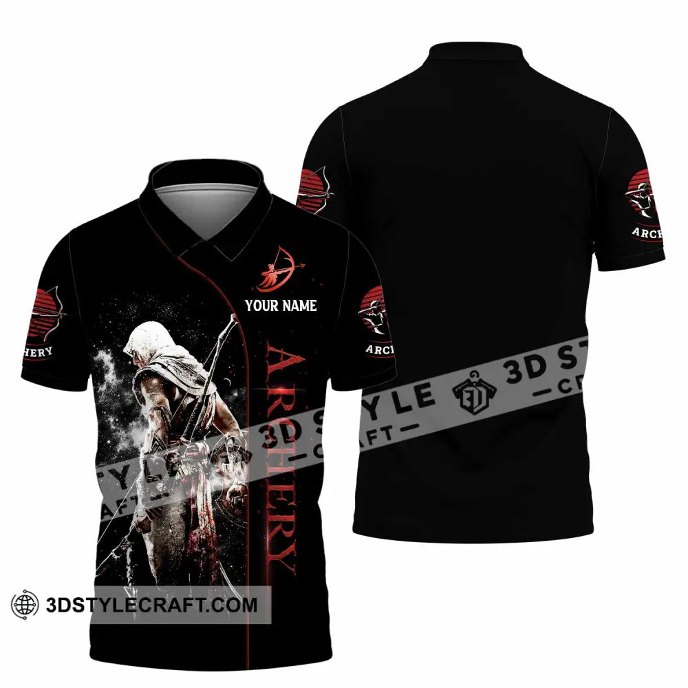 Unisex Shirt - Custom Archery 3D Shirt Polo Shirt / S T-shirt