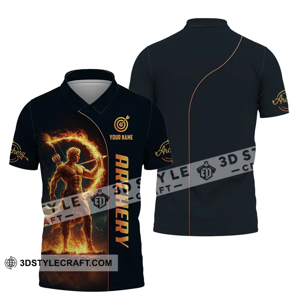 Unisex Shirt - Custom Archery 3D Shirt Polo Shirt / S T-shirt