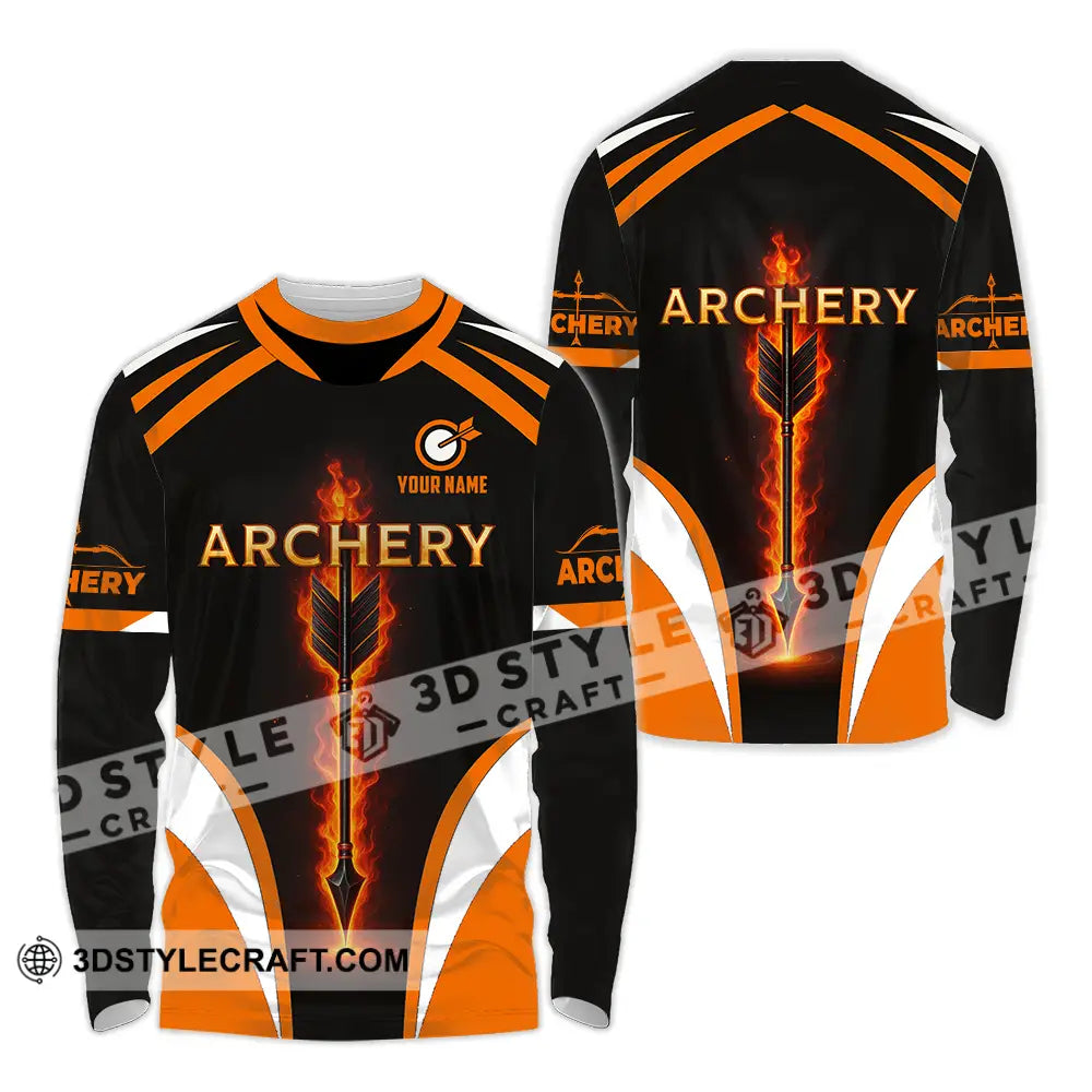 Unisex Shirt - Custom Archery Shirt Long Sleeve Shirt / S T-shirt